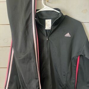 adidas Kids Matching Set in Black and Pink